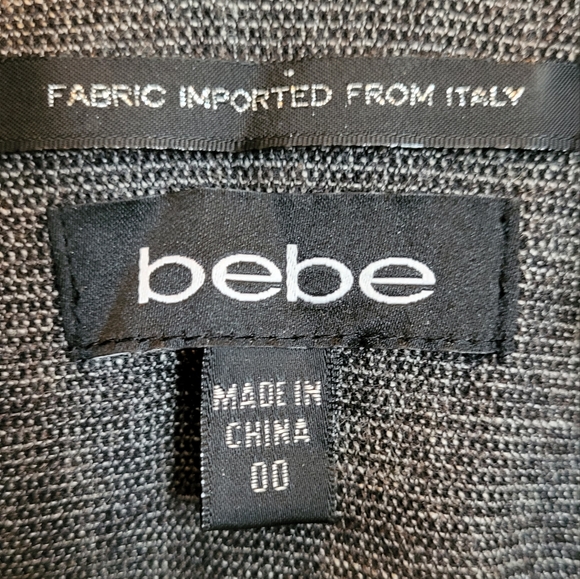 B10. Bebe Short Cropped Jacket Size 00 - Picture 3 of 3